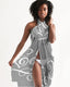 Buy Sheer Sarong Swimsuit Cover Up Wrap / Love Grey by inQue.Style