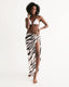 Buy Sheer Sarong Swimsuit Cover Up Wrap / Pink Abstract by inQue.Style