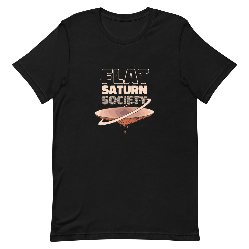 Buy Flat Saturn Society T-shirt by Faz