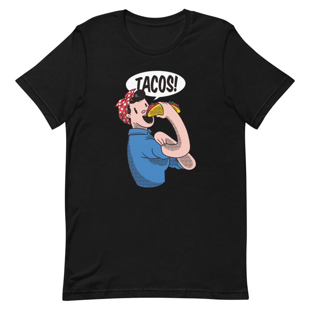 Buy Tacos! T-shirt by Faz