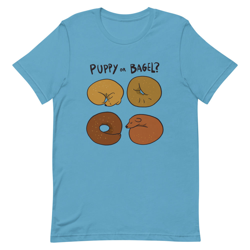 Buy Puppy or Bagel? T-shirt by Faz