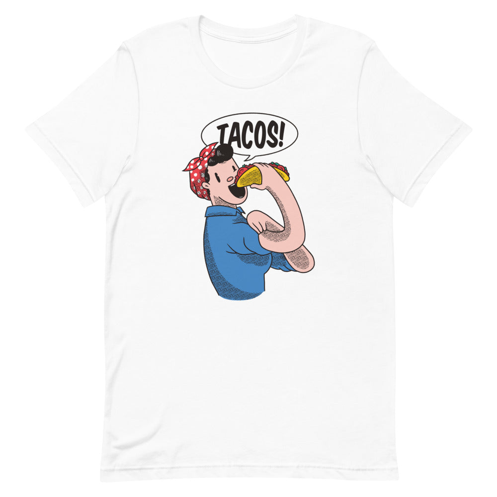 Buy Tacos! T-shirt by Faz