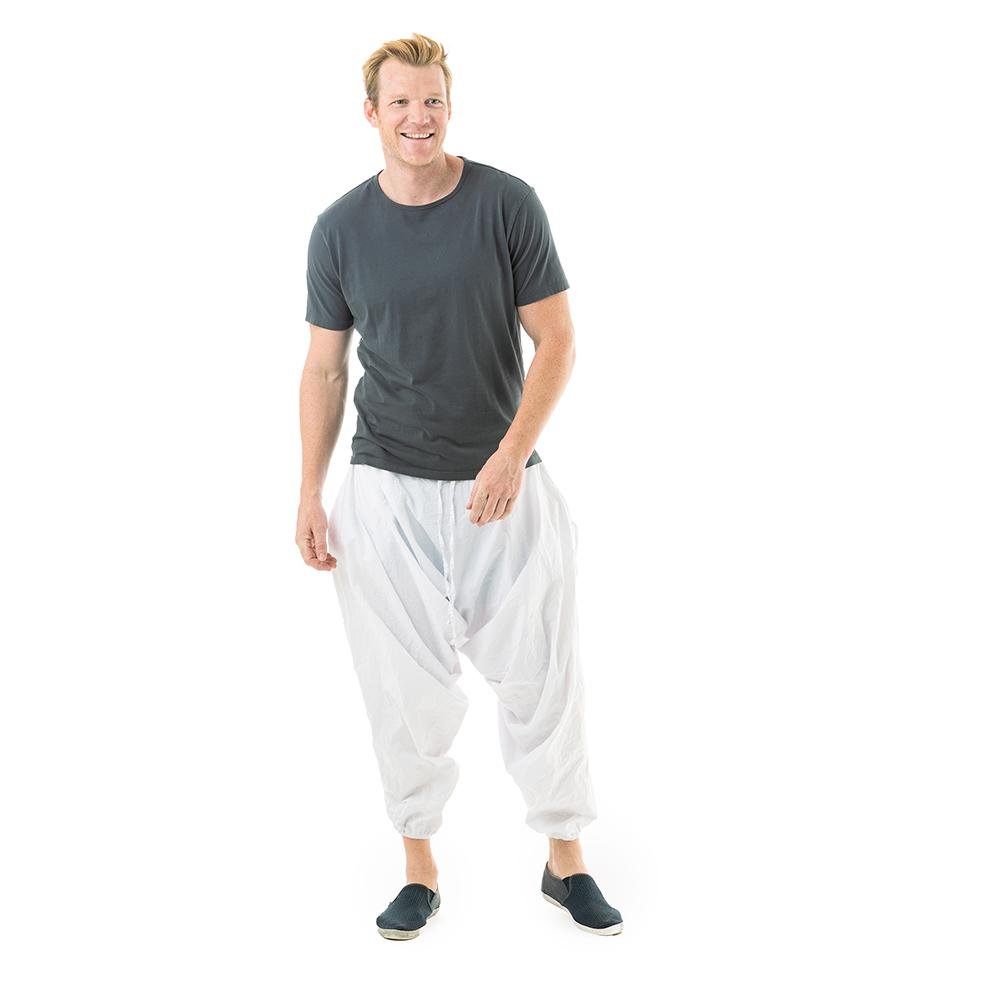 Buy White Fall Savannah Harem Pants by Buddha Pants® by Buddha Pants®
