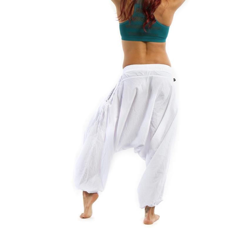 Buy White Fall Savannah Harem Pants by Buddha Pants® by Buddha Pants®