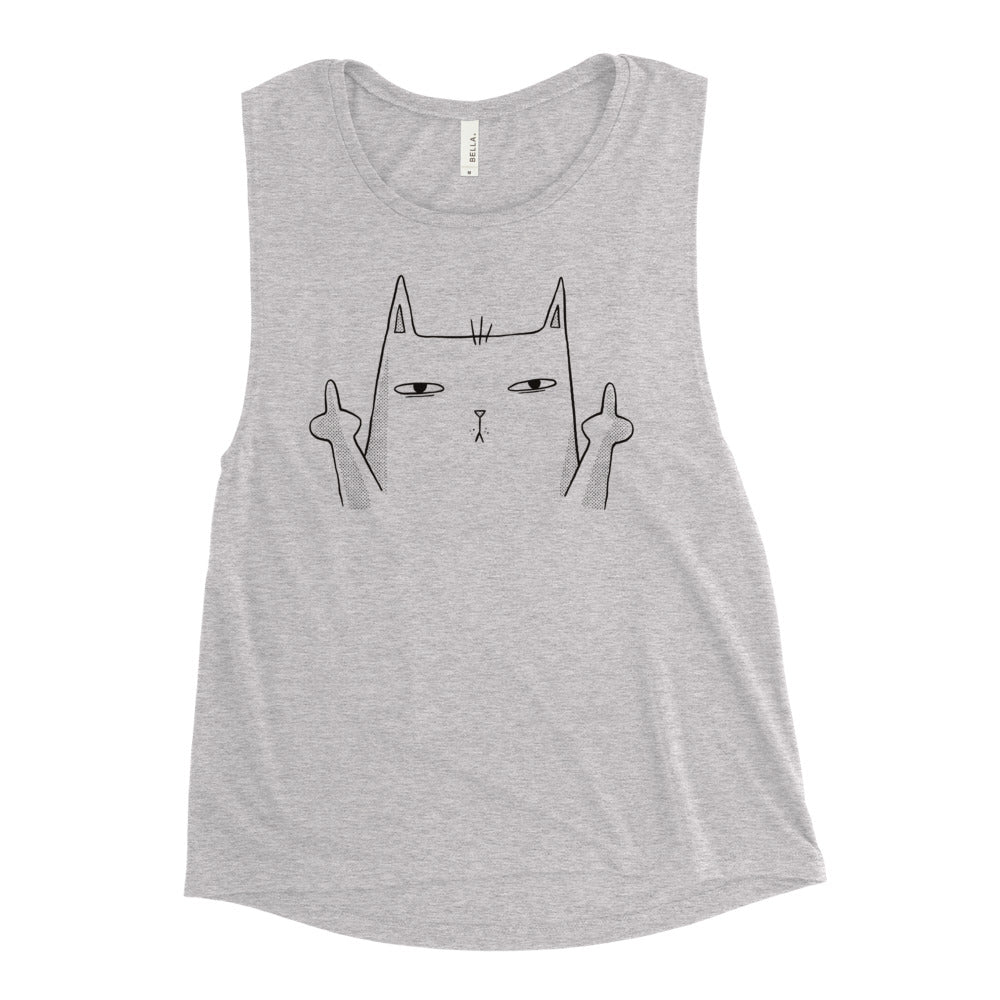 Buy Flipping Cat Muscle Tank by Faz