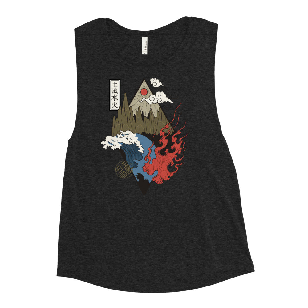 Buy Four Elements Muscle Tank by Faz