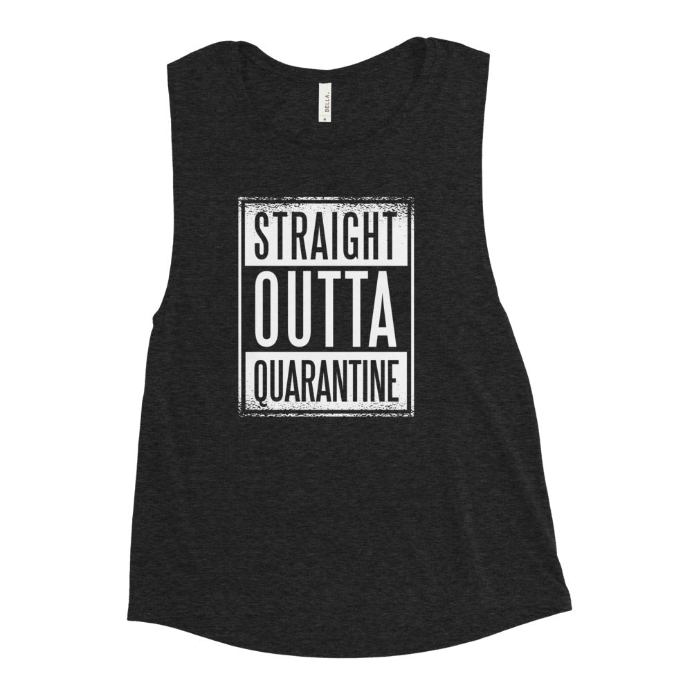 Buy Straight Outta Quarantine Muscle Tank by Faz
