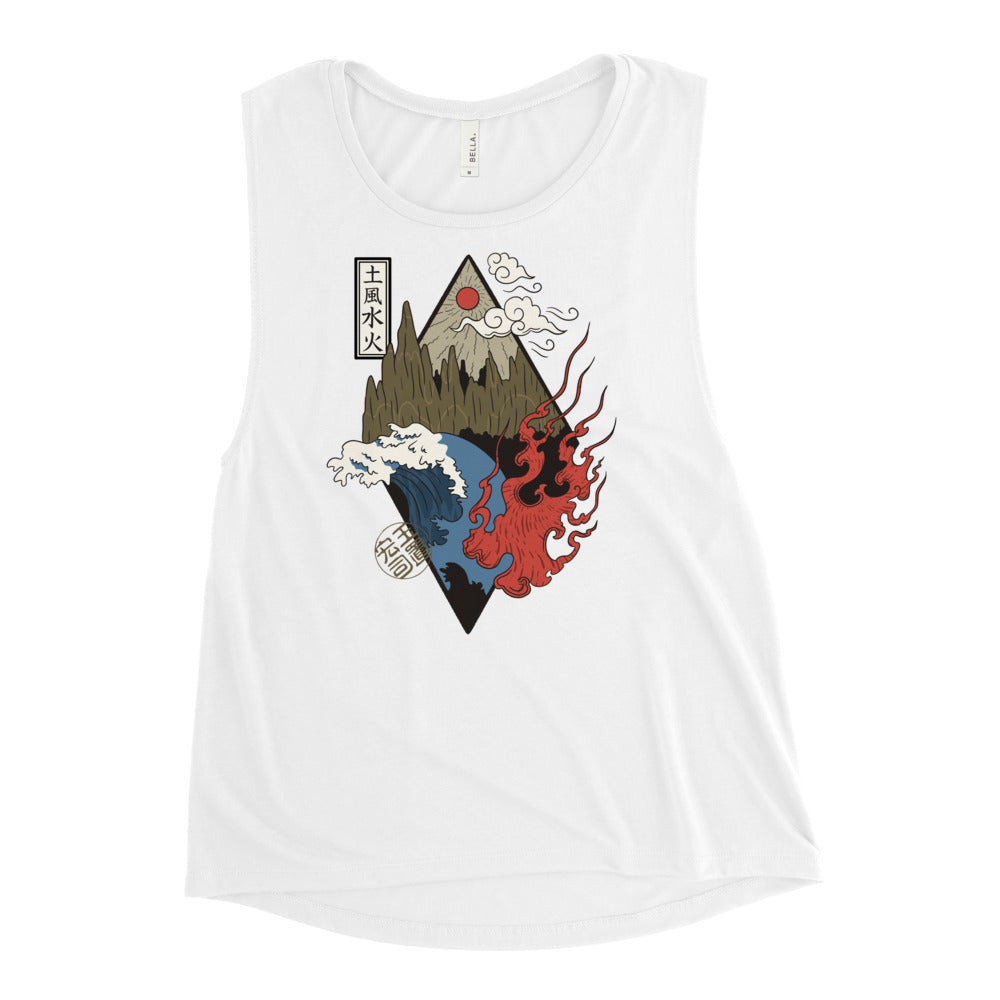 Buy Four Elements Muscle Tank by Faz
