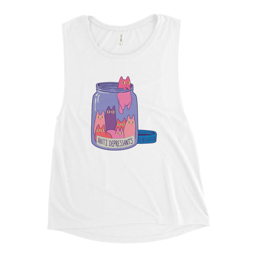 Buy Anti Depressants Muscle Tank by Faz