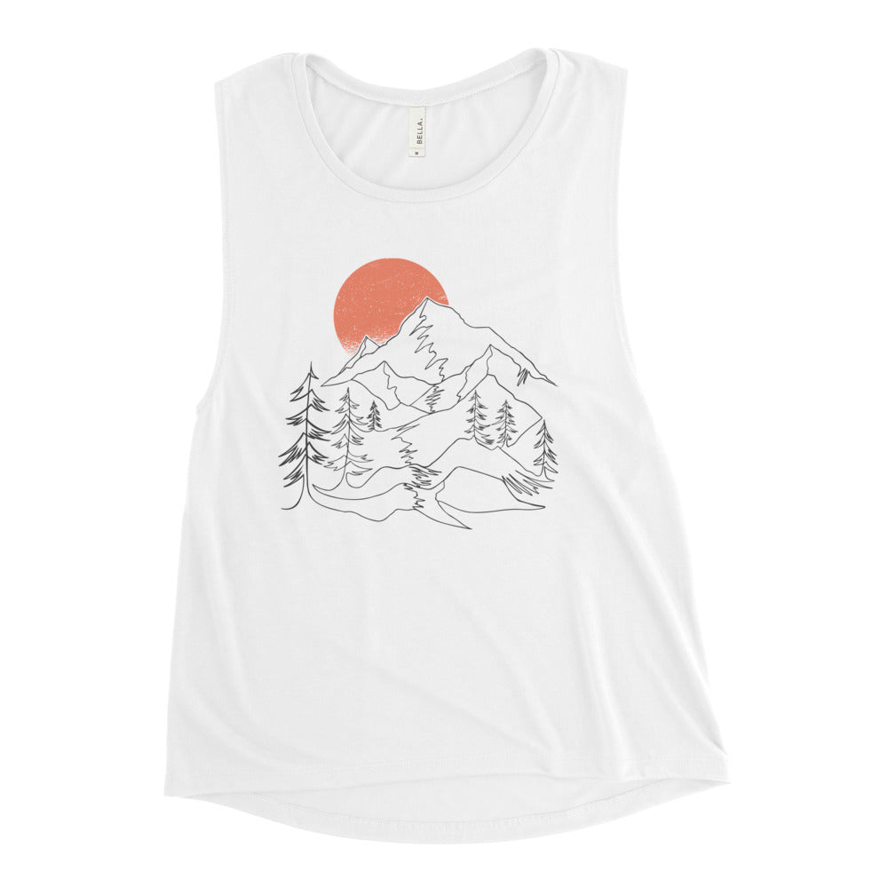 Buy Lineart Landscape Muscle Tank by Faz