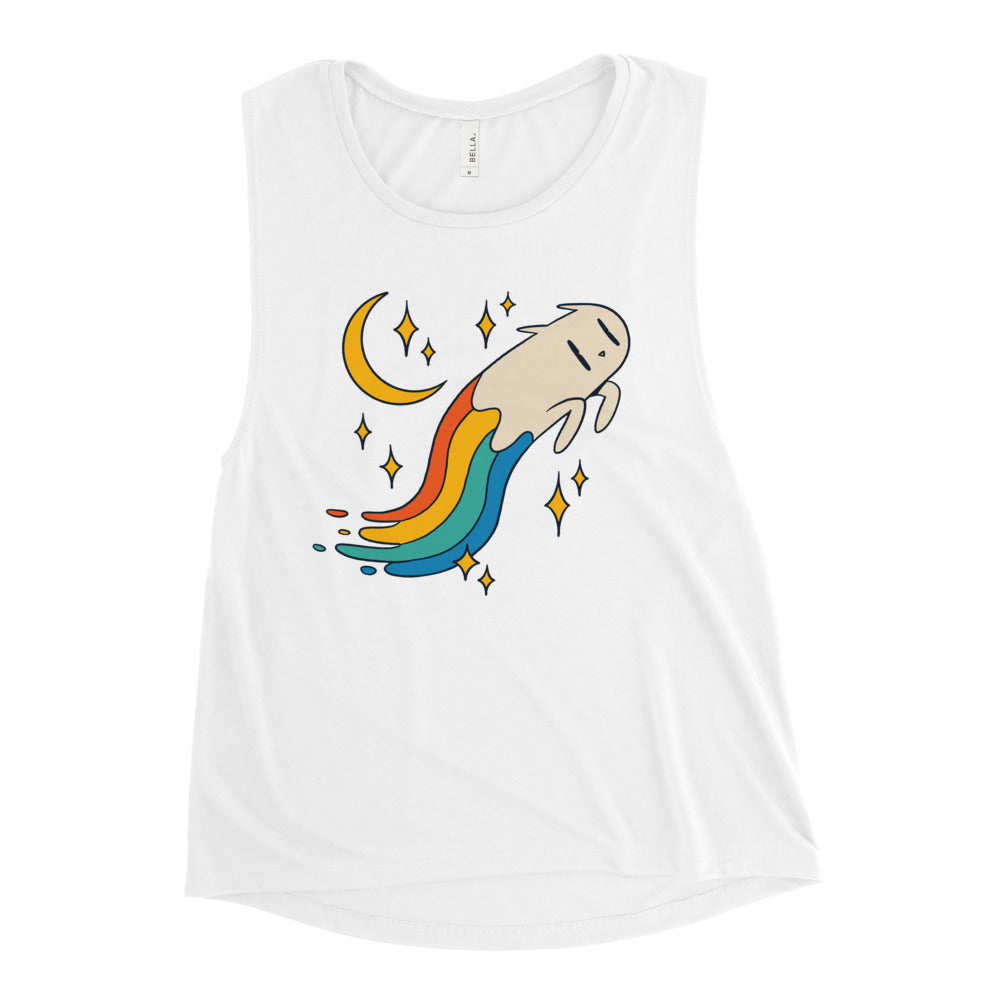 Buy Rainbow Cat Muscle Tank by Faz