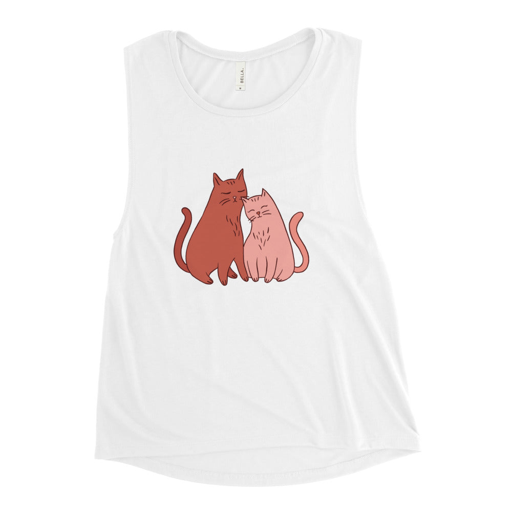 Buy Cat Lovers Muscle Tank by Faz