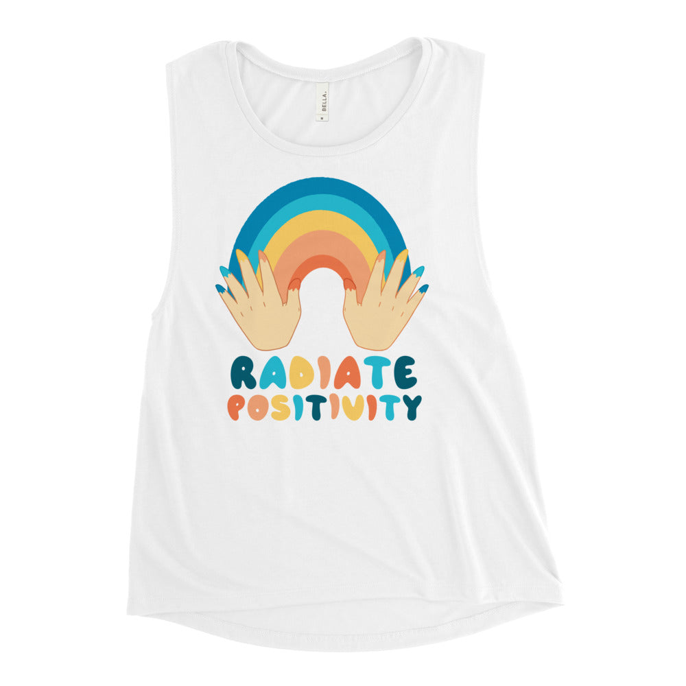 Buy Radiate Positivity Muscle Tank by Faz